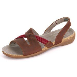 Keen Women's Brown Red Dauntless Magenta Elastic Strappy Sandal Size 8